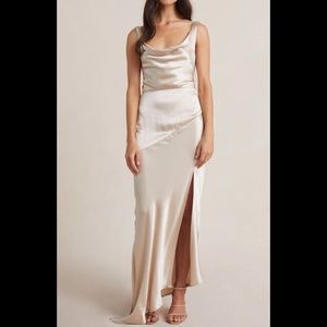 NWT Moon Dance Satin Slip Dress